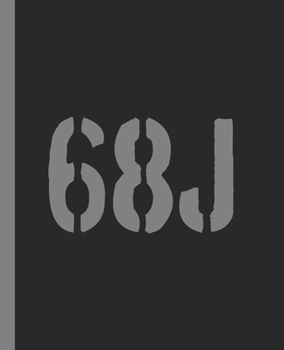 68J: A Blank Lined Composition Book for an Army MEDICAL LOGISTICS SPECIALIST