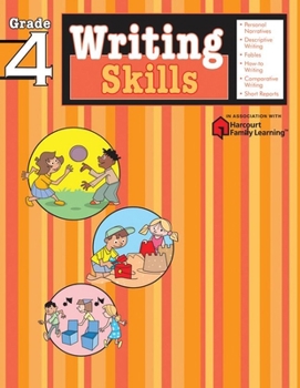 Paperback Writing Skills: Grade 4 (Flash Kids Harcourt Family Learning) Book