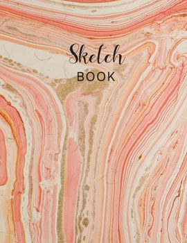 Paperback Sketch Book: Large Notebook with 100 Blank Pages for Drawing, Writing, Painting, Sketching or Doodling - 8.5 x11 inches - Abstract Book