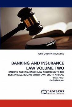 Paperback Banking and Insurance Law Volume Two Book