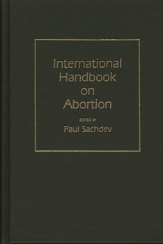 Hardcover International Handbook on Abortion Book