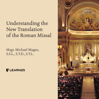 Audio CD Understanding the New Translation of the Roman Missal Book