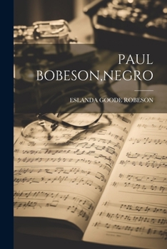 Paperback Paul Bobeson, Negro Book