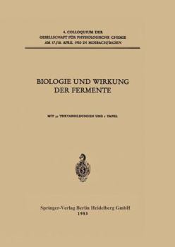 Paperback Biologie Und Wirkung Der Fermente [German] Book