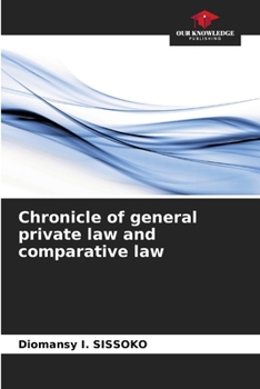 Paperback Chronicle of general private law and comparative law Book