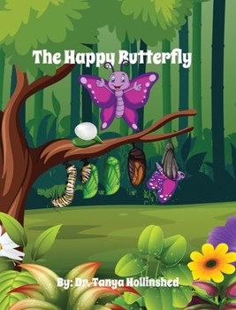Hardcover The Happy Butterfly [Large Print] Book
