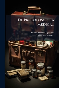 Paperback De Prosoposcopia Medica... [Latin] Book