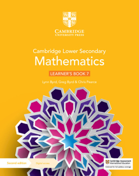 Paperback Cambridge Lower Secondary Mathematics Learner's Book 7 with Digital Access (1 Year) Book