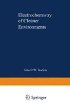 Hardcover Electrochemistry of Cleaner Environments Book