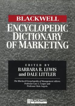 Paperback Encyclopedic Dictionary of Marketing Book