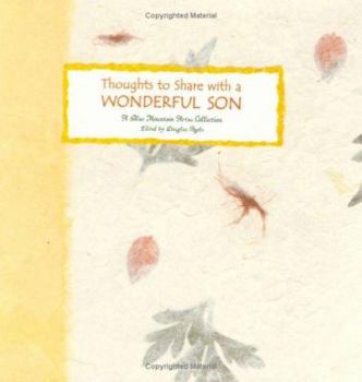 Hardcover Thoughts to Share with a Wonderful Son: A Collection from Blue Mountain Arts Book