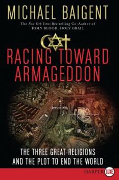 Paperback Racing Toward Armageddon LP [Large Print] Book