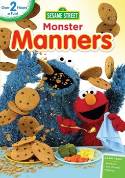 DVD Sesame Street: Monster Manners Book