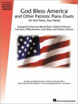 Paperback God Bless America and Other Patriotic Piano Duets - Level 5: Hal Leonard Student Piano Library Book