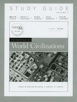 Paperback The Heritage of World Civilizations Study Guide Book