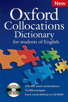 Paperback Oxford Collocations Dictionary: For Students of English [With CDROM] Book