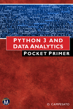 Paperback Python 3 and Data Analytics Pocket Primer Book