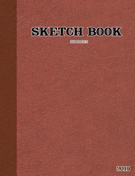 Sketch Book: Leather Pattern Sketch Book for Sketching, Drawing, Creative Doodling or as a Large Notebook