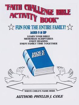 Paperback Faith Challenge Bible Activity Book