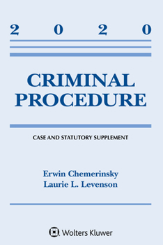 Paperback Criminal Procedure: 2020 Case and Statutory Supplement Book