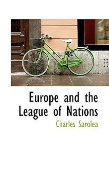 Paperback Europe and the League of Nations Book