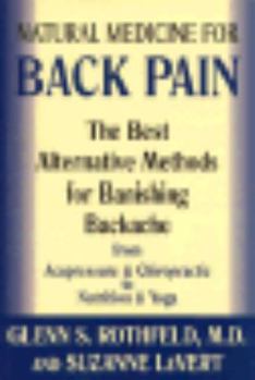 Hardcover Natural Medicine for Back Pain [Large Print] Book