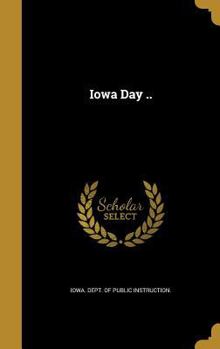 Hardcover Iowa Day .. Book