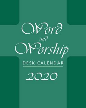 Spiral-bound Word and Worship Desk Calendar 2020 Book