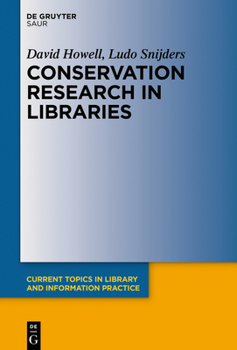 Hardcover Conservation Research in Libraries Book