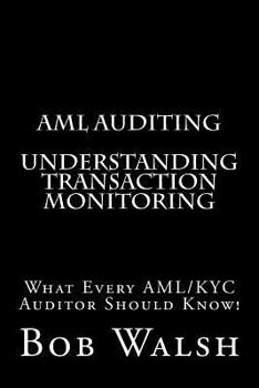 Paperback AML Auditing - Understanding Transaction Monitoring Book