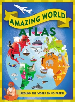 Hardcover Amazing World Atlas Book