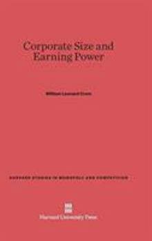 Hardcover Corporate Size and Earning Power Book