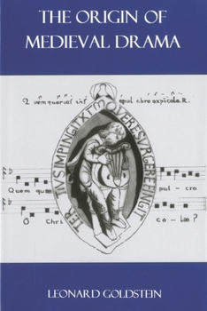 Hardcover The Origin of Medieval Drama Book