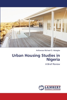Paperback Urban Housing Studies in Nigeria Book