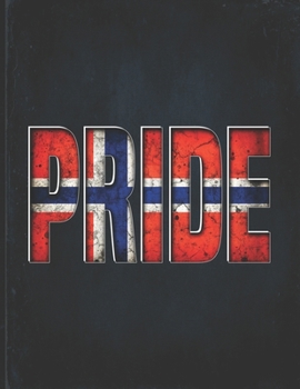 Pride: Norway Heritage Gift for Norwegian Coworker from Oslo  Undated Planner Daily Weekly Monthly Calendar Organizer Journal