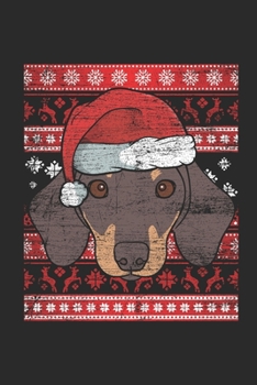 Paperback Ugly Christmas - Dachshund: Graph Ruled Notebook - Journal for Ugly Christmas Gift And New Year Gift Idea Book