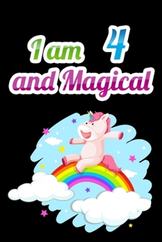Paperback I am 7 and Magical: Unicorn Journal Notebook for Birthday Girls ! Unicorn Journal or Unicorn blank Notbook Book