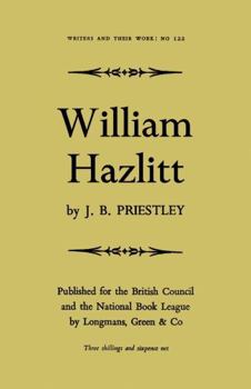 Paperback William Hazlitt Book