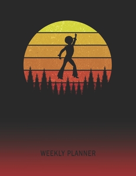 Weekly Planner: Disco Dancer | 2020 - 2021 | Plan Weeks for 1 Year | Retro Vintage Sunset Cover | January 20 - December 20 | Planning Organizer ... | Plan Days, Set Goals & Get Stuff Done
