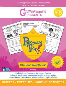 Paperback The Punctuation Workbook, Grades 3-5 Book
