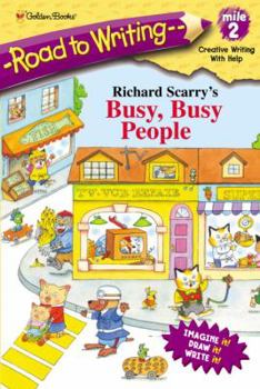 Paperback Richard Scarry's Busy, Busy People (Road to Writing) Book