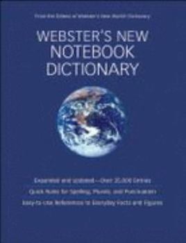 Paperback Webster's New Notebook Dictionary, Target Edition Book