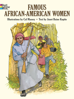 Paperback Famous African-American Women Coloring Book