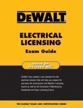 Paperback Dewalt Electrical Licensing Exam Guide Book