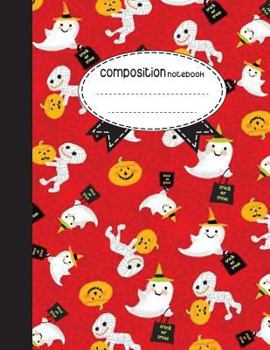 Paperback Composition Notebook, 8.5 x 11, 110 pages: trick or treat Halloween: (School Notebooks) Book