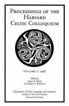 Paperback Proceedings of the Harvard Celtic Colloquium, 1: 1981 Book