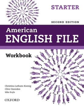 Paperback American English File 2e Workbook Starter Level 2019 Pack Book