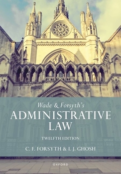 Paperback Wade & Forsyth's Administrative Law Book