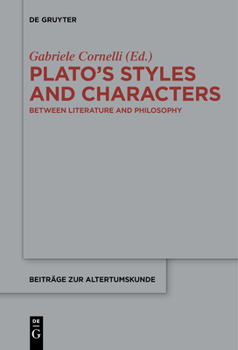 Paperback Plato's Styles and Characters: Between Literature and Philosophy Book