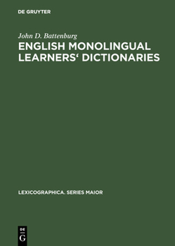 Hardcover English Monolingual Learners' Dictionaries: A User-Oriented Study Book